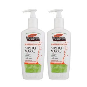 2 Pack Palmers Cocoa Butter Formula Massage Lotion for Stretch Marks 8.5oz ea
